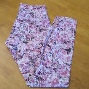Lululemon floral yoga leggings